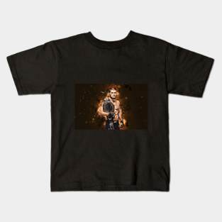 Khabib 'The Eagle' Nurmagomedov - UFC Champion Kids T-Shirt